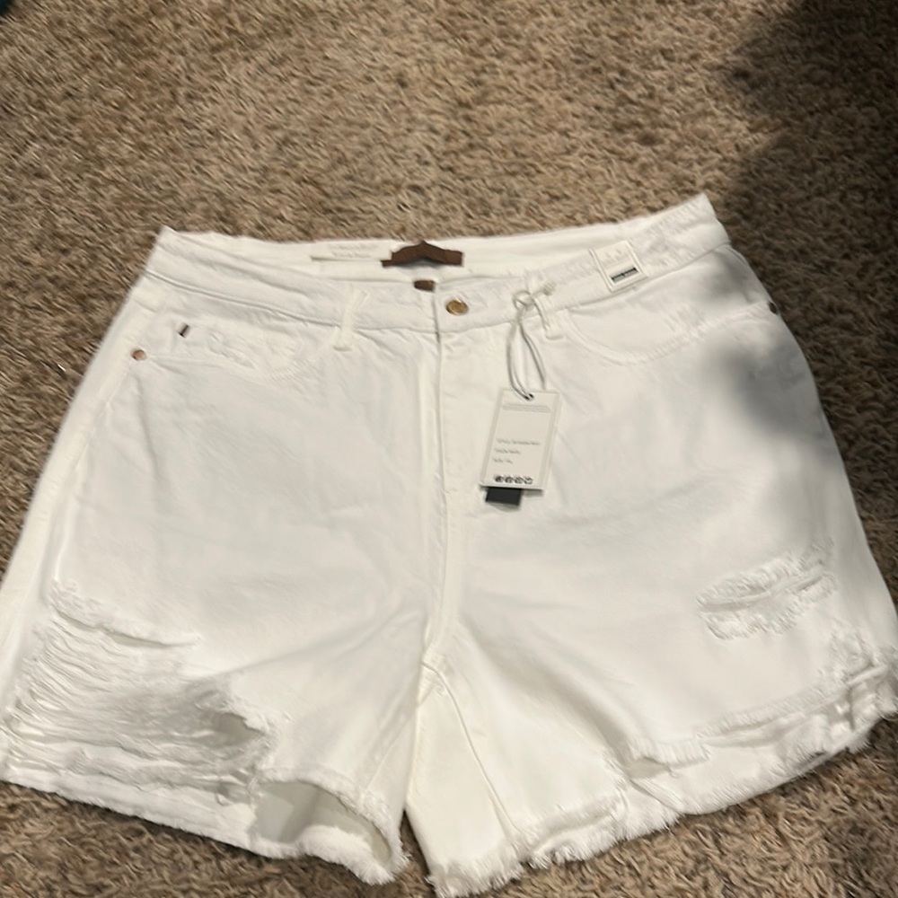 Denim shorts